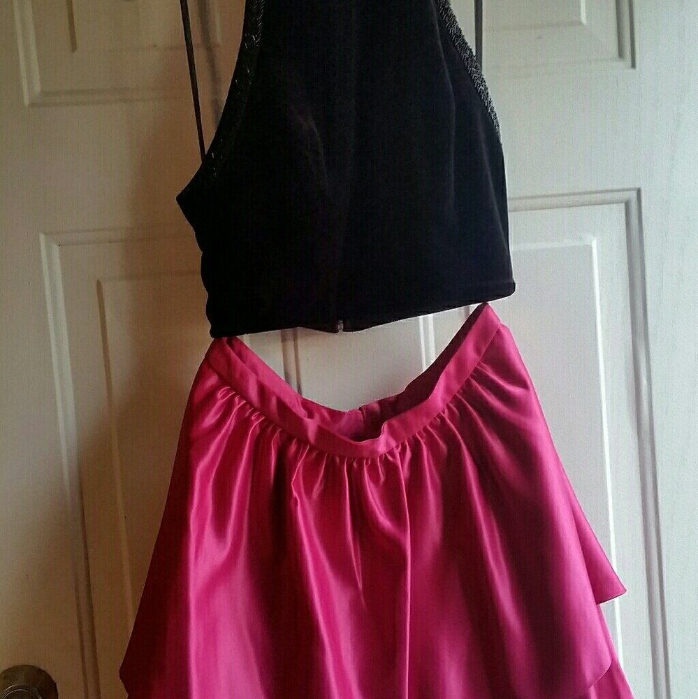 2 piece party dress